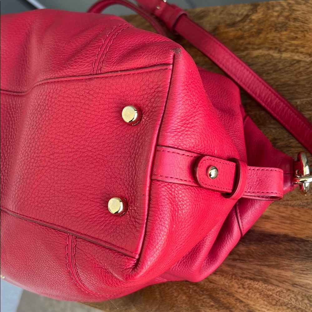 Coach Lenox Satchel Red - Picture 12 of 12